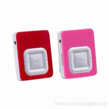 Fashionable MP3 Players with Flash Memory Inside, Available in Various Colors